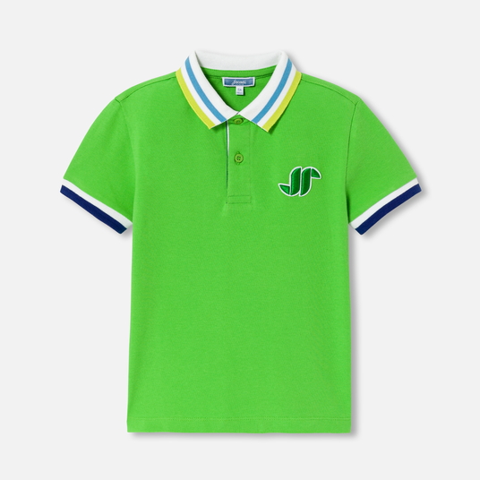 Boy short-sleeved polo