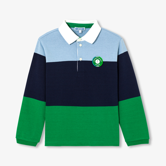 Boy long-sleeved polo