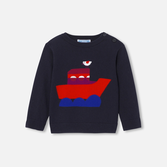 Baby boy knitted sweater