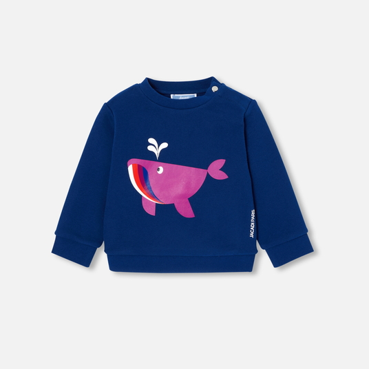 Baby boy fleece sweatshirt