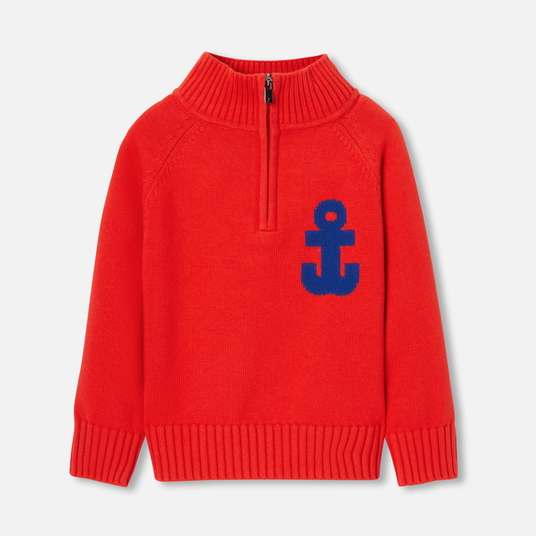 Boy trucker sweater