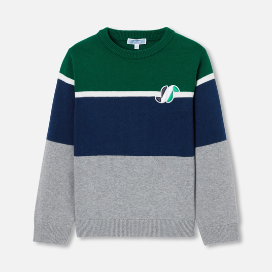 Chandail enfant garçon color block