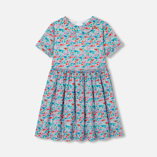 Robe enfant fille en tissu Liberty