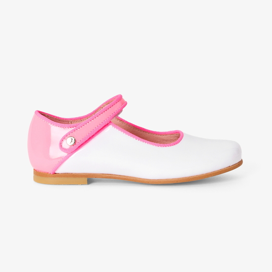 Babies enfant fille en cuir verni