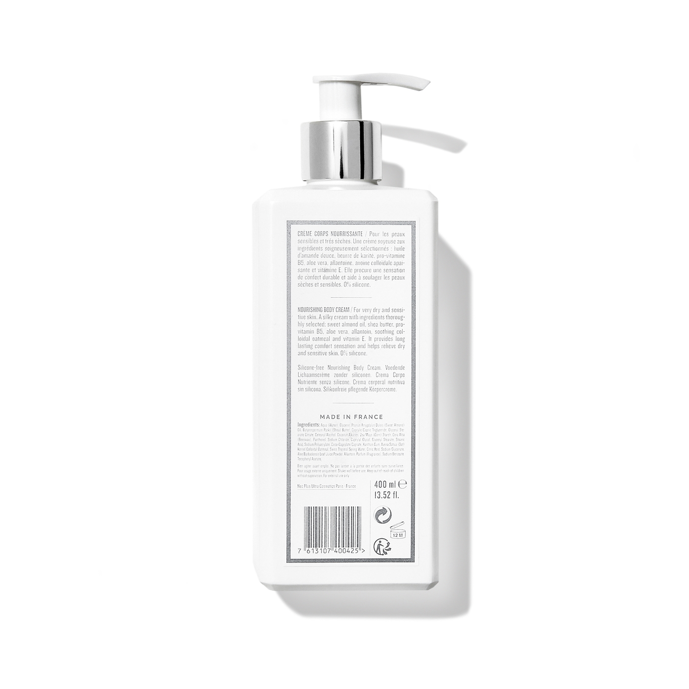 Crème corps nourissante 400 ml