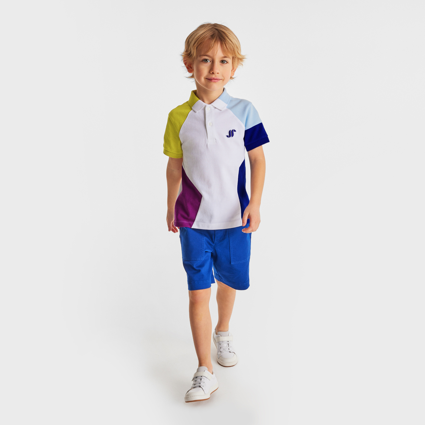 Polo color-block