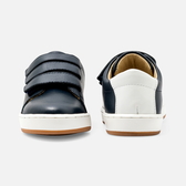 Espadrilles enfant garçon en cuir lisse